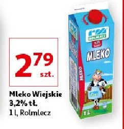 Mleko wiejskie 3.2% Rolmlecz promocja