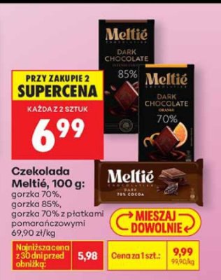 Czekolada 100g - gorzka 70% promocja w Biedronka