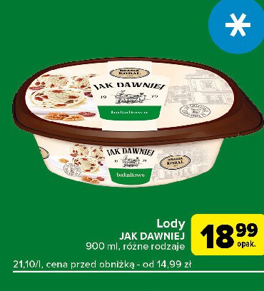 Lody śmietankowe Bracia koral promocja