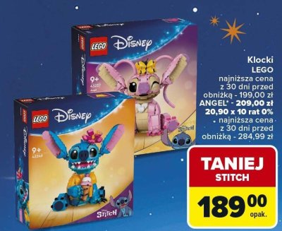 Klocki LEGO STITCH promocja w Carrefour Market