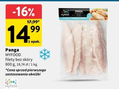 Panga filety bez skóry promocja w Intermarche