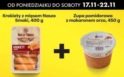 Krokiety z mięsem Nasze Smaki promocja w Biedronka