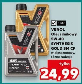 Olej 5w-40 VENOL promocja