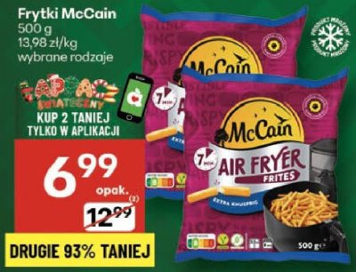 Frytki McCain promocja w Delikatesy Centrum
