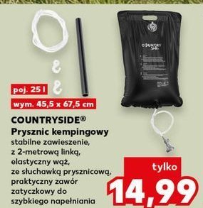 Prysznic kempingowy 25 l K-classic countryside promocja