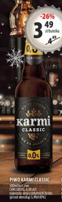 Piwo Karmi Classic promocja w Arhelan
