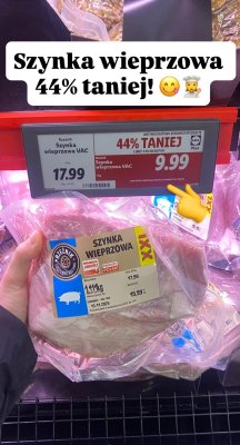 Szynka wieprzowa VAC promocja w Lidl