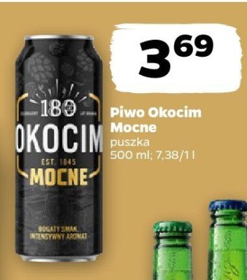 Piwo Okocim mocne dubeltowe promocja w Netto