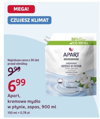 Kremowe mydło w płynie, zapas, 900 ml promocja w Rossmann