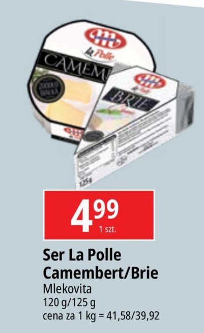 Ser camembert classic La polle promocja