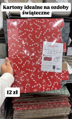 Kartony świąteczne 2 szt. promocja w Pepco