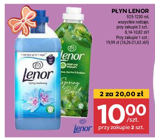 Płyn do płukania spring boost Lenor promocja