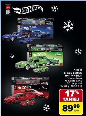 Klocki HOT WHEELS SPEED SERIES różne rodzaje promocja w Carrefour