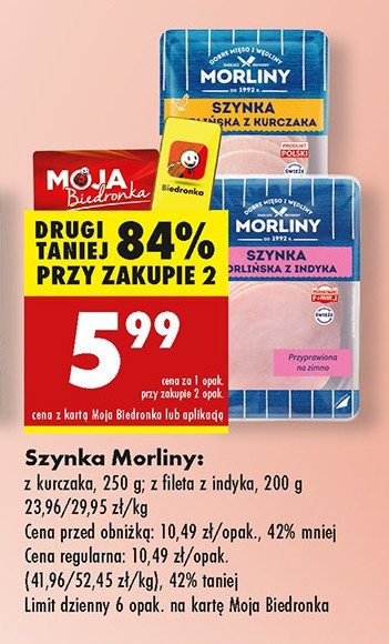 Szynka morlińska z indyka Morliny promocja