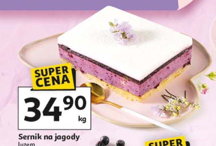 Sernik na jagody promocja