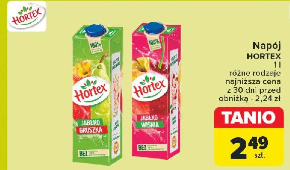 Napój jabłkowo-wiśniowy Hortex promocja