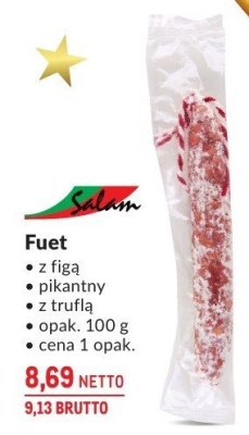 Fuet z figą pikantny z truflą promocja w Makro