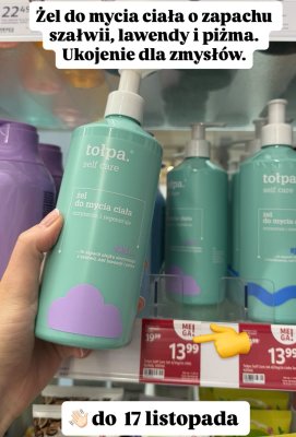 Żel do mycia ciała Self Care promocja w Rossmann
