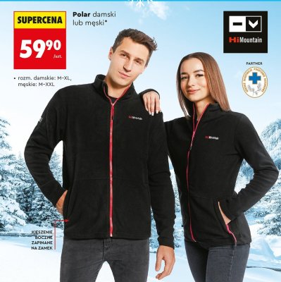 Polar damski lub męski HI Mountain promocja w Biedronka