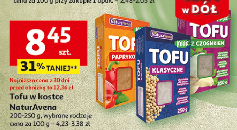 Tofu paprykowe Naturavena promocja