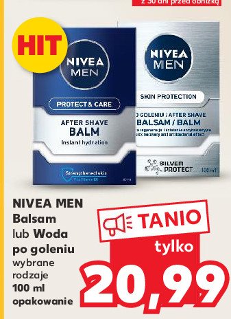 Woda po goleniu Nivea for men skin protection promocja