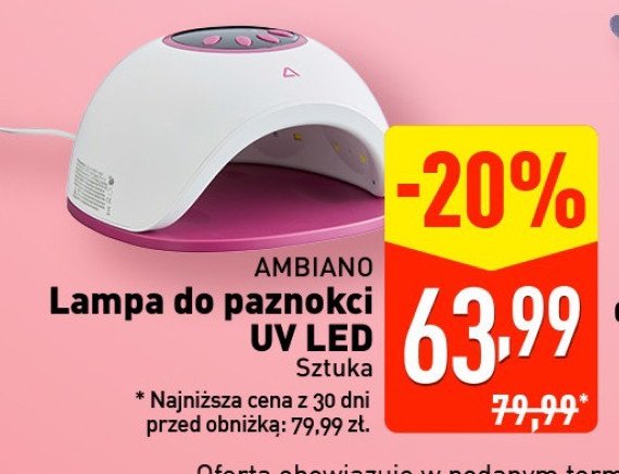 Lampa uv led AMBIANO promocja w Aldi