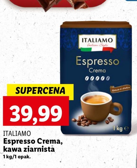 Kawa ITALIAMO CREMA promocja