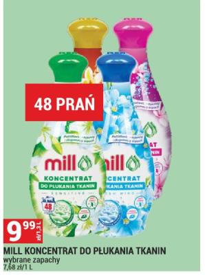 MILL KONCENTRAT DO PŁUKANIA TKANIN wybrane zapachy promocja w Merkury Market