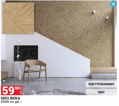 Gres iberia 60x60 cm, gat. I Merkury Market promocja w Merkury Market