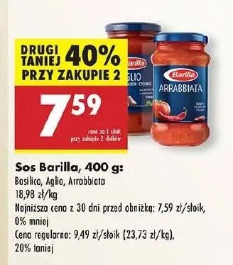 Sos Arrabbiata Barilla promocja