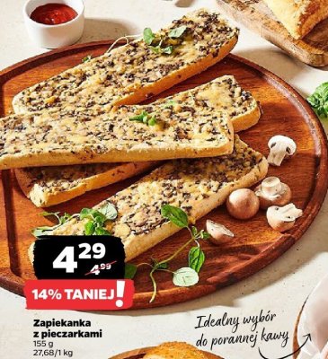 Zapiekanka z pieczarkami promocja w Netto