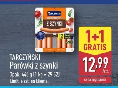 Parówki z szynki  promocja w Aldi