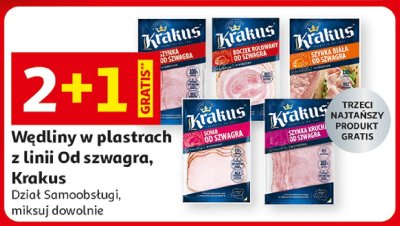 Wędliny w plastrach z linii Od szwagra promocja w Auchan