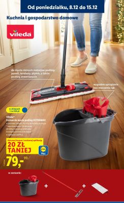 Zestaw do mycia podłóg Vileda Ultramax promocja w Lidl