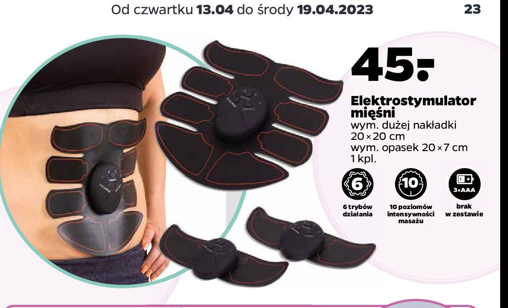 Elektrostymulator mi臋艣ni promocja