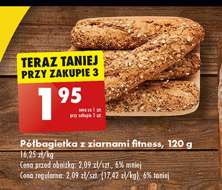 Półbagietka fitness promocja