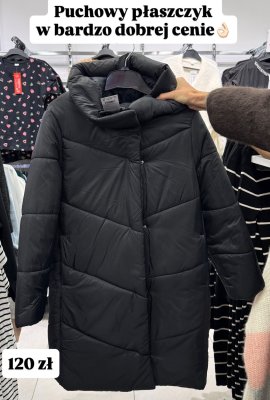 Płaszcz puchowy damski promocja w Pepco