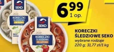 Koreczki śledziowe Seko promocja w Euro Sklep