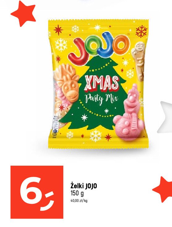 Żelki xmas party mix Jojo promocja w Kaufland