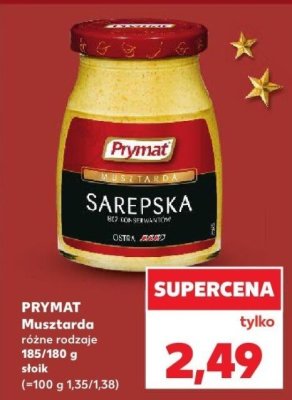 Musztarda różne rodzaje promocja w Kaufland