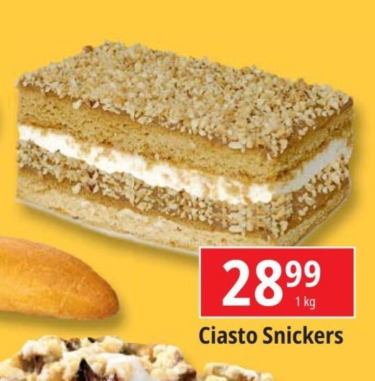 Ciasto snickers promocja