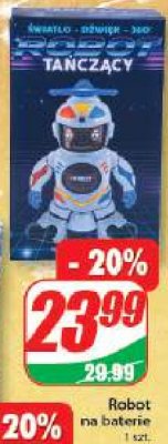 Robot na baterie promocja