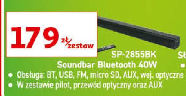 Głośnik soundbar 2.0 sp-2855 Vakoss promocja