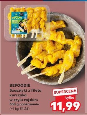 Szaszłyki z fileta z kurczaka w marynacie tajskiej Be foodie promocja w Kaufland