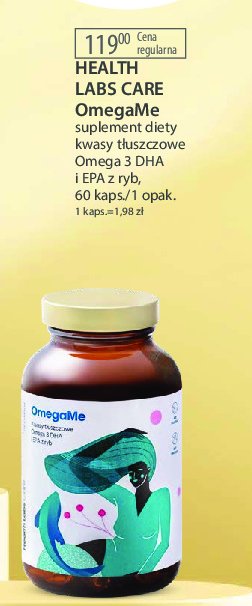 Kwasy tłuszczowe omega 3 dha i epa z ryb Health labs care promocja