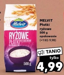 Płatki ryżowe błyskawiczne Melvit promocja