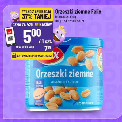 Orzeszki ziemne Felix promocja w POLOmarket