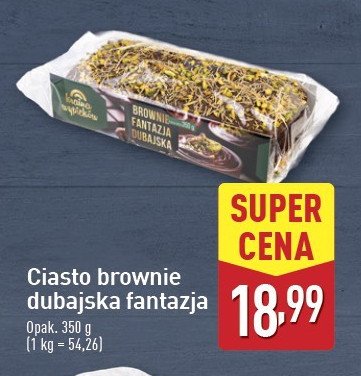 Ciasto brownie dubajska fantazja Kraina wypieków promocja w Aldi