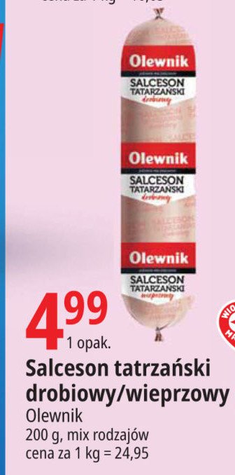 Salceson biały Olewnik promocja w Leclerc