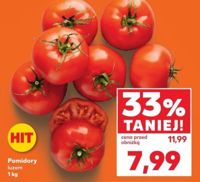 Pomidory luzem promocja w Kaufland